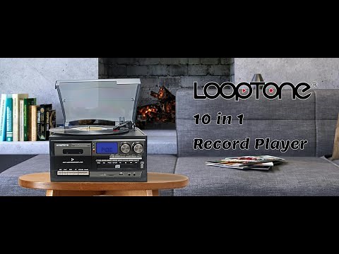 LoopTone 10-in-1 Vinyl Record Player Review | Bluetooth, CD, Cassette, USB, AM/FM & More!