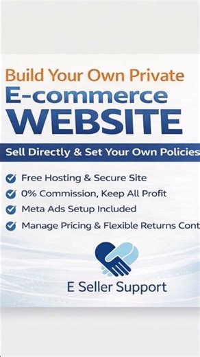 why every seller should build their own E - commerce website