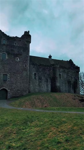 Doune Castle, located in Scotland, is approximately 625–640 years old, having been built around 1400 by Robert Stewart, Duke of Albany. While it is primarily a 14th-century construction, it was built on the ruins of an earlier 13th-century fortification. #scotland #castle #history #imagine #discoverscotland