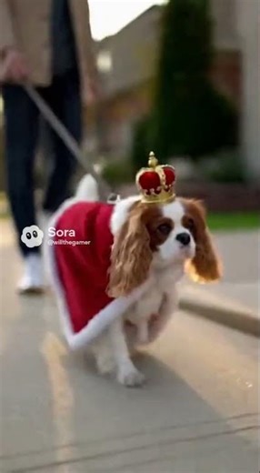 “A Day in the Life of Our ‘Royal’ Dog 👑🐶”