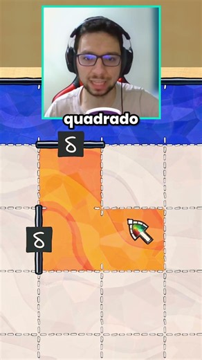 Retas e Quadrados 🟨🟥 #puzzle #shorts