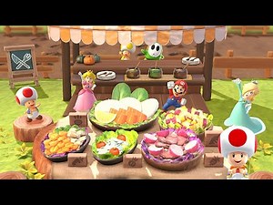 Super Mario Party Jamboree Rhythm Kitchen Toad Peach Mario and Rosalina Normal
