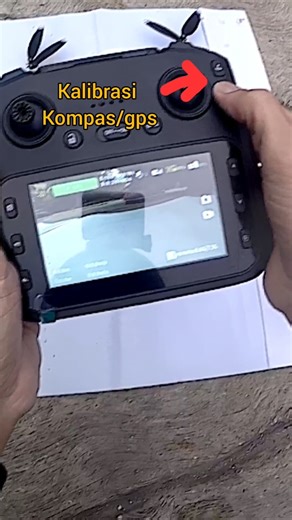tutorial kalibrasi kompas dan gimbal Drone s-x1#drone #dronesx1 #drone3axisgimbal #droneremotelayar