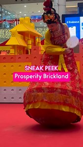 🧱 FIRST LOOK: PROSPERITY BRICKLAND is now open at Marina Square! There’s so much CNY festive fun to be had, with a Kiztopia play zone, carnival games, art activities, and free live performances. HIGHLIGHTS: 🤩 Budao Weng, Guzheng and Lion Dances 🤩 Traditional Chinese dress-up experience 🤩 Kiztopia play zone with a ball pit, slides and electric train and crane 🤩 DIY Lion head, mosaic coaster or coin bank PRICE: To try all activities, you need to buy 72 credits on a Kiztopia card, which costs 