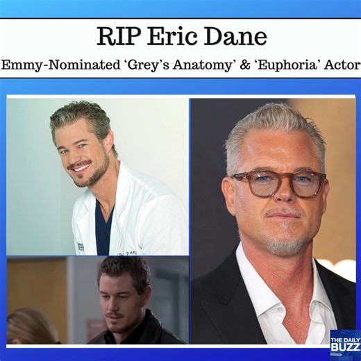 Emmy-nominated actor #EricDane, best known for his unforgettable turn as Dr. Mark ‘McSteamy’ Sloan on #GreysAnatomy, passed away yesterday following a courageous battle with ALS. He was 53 years old. Eric left behind a legacy of scene-stealing performances across television and film. He made his onscreen debut in a 1991 episode of ‘Saved by the Bell,’ and went on to guest star in episodes of ‘The Wonder Years,’ ‘Married… with Children,’ ‘Roseanne,’ ‘Charmed’ and ‘Las Vegas.’ But his breakout rol