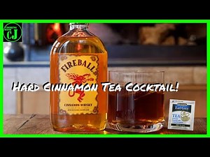 Hard Cinnamon Tea Cocktail | Fireball Whiskey Tea | Babe's #Cocktailcollaboration