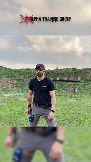 A little turn and shoot isolation drill with the @eotech EFLX. Love the view pane on this optic. Simple drills like this can tell you a lot about yourself. Your stance, footwork, target acquisition, draw, presentation, sight acquisition and accuracy based off all the moving parts. Mostly important lesson here, always get eyes on target first. Notice my head turns slightly before anything else happens. Change it up with different starting positions, directions and number of targets or rounds. Che