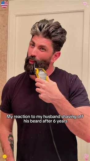 If you shave your beard,you’d better be prepared to get dumped🤣😂😩#couple#prank#shave #beard #funny