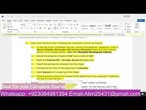 Word Modules 1-4 SAM Capstone Project 1a | Word Capstone Project 1-4 | Wellhaven Insurance Group