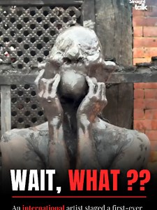 An international artist held their first-ever street performance at the historic Pottery Square in Bhaktapur during the final days of their Asia journey. Using local wild clay traditionally used by Bhaktapur’s potters, the performance created a unique blend of contemporary art and centuries-old craftsmanship which looks unique and quite new to the Nepali Society. Perhaps, Every art form uplifting our consciousness should be supported. Supported by Jivanta Kalalaye and welcomed by the local potte
