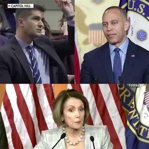 🚨 JUST IN: Bill Melugin just cornered Hakeem Jeffries with a simple question. Pelosi said Obama didn’t need Congress to bomb Libya. Now Democrats say Trump does. What changed? Jeffries dodged, said the question wasn’t in good faith. Melugin fired back. Libya lasted seven months. The room went quiet. Same playbook every time. Different rules depending on who’s in charge. Hypocrisy exposed. 🔥🇺🇸
