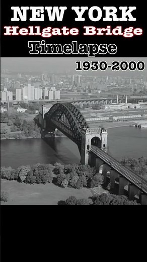 Hellgate Bridge Timelapse #newyork #manhattan #rfkbridge #trains #ships