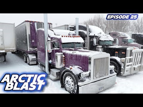 Arctic Blast Across The Midwest|8inches Of Snow|Locked Out Of My Pete|9 Weeks Down 14 More To Go|