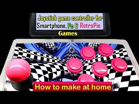 DIY Arcade joystick USB game controller for Android | raspberry pi & PC