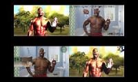 Mix of 4 videos from youtube : Sparta Remixes Side-by-Side 1 [Old Spice Edition]
