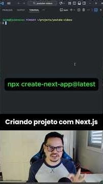 Como criar seu primeiro projeto Next.js (passo a passo rápido!) ⚡