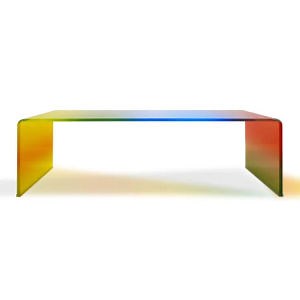 [Hot Item] 10/12/4/5mm Estante de libros montado en la pared de vidrio curvado/templado/caliente con impresión de pantalla de seda/múltiples colores arcoíris/mesa/escritorio/pasamanos de escalera/escalera