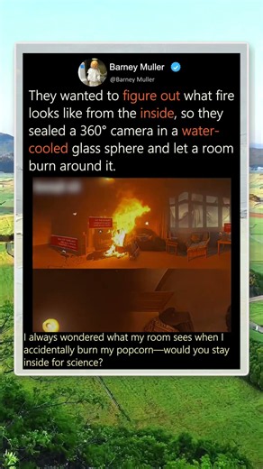 What Fire ACTUALLY Looks Like From The Inside! #Science #Experiments #Fire