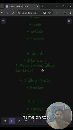 Day 3 — Build a Real Blog Layout with Semantic HTML #html #fullstack #coding