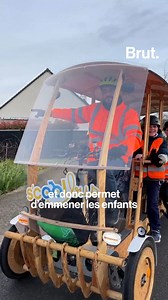 3.3M views · 13K reactions | Chaque matin, c'est en pédalant ensemble sur ce drôle d'engin que ces enfants vont à l'école : le S'Cool Bus, un vélo-bus électrique unique en France. Sa version précédente avait dû être retirée en 2020 faute d'homologation. Voici la version 2023. Pendant ce temps-là, au Manoir-sur-Seine, en Normandie… | Brut | Facebook