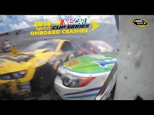 2013 NASCAR Sprint Cup Series Onboard Crashes (Part 1)