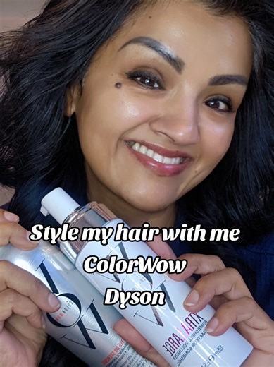 Achieve Big Volume Curls with Color Wow and Dyson