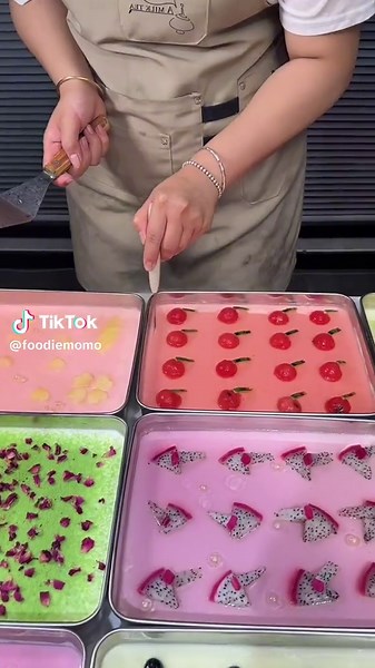 🌹Satisfying with delicious street food dessert🥰#food #satisfying#satisfyingvideo#streetfood#cake