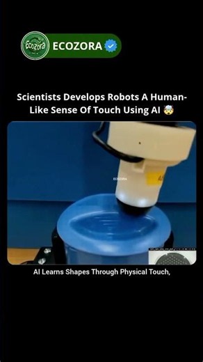 AI Gives Robots A Human Sense Of Touch! 🤯 #ai #robotics #innovation #technology