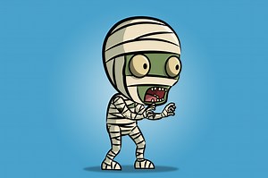 Mummy 2D Character Sprite