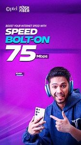 Boost your online experience with our 75 Mbps Speed Bolt-On package for seamless streaming, gaming, and downloads! Visit: https://ptclflashfiber.com/SpeedBolton/Index #PTCL #FlashFiber #FastInternet | PTCL