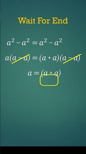 mathematical fallacy 1= 2 ,How to Prove That 1 = 2?, #maths #funmath ‪@mathsclassroom028‬