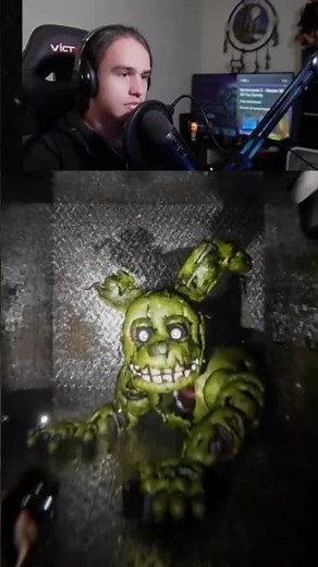 Phantom Puppet walking around the arcade machines #fnaf #fnaf4 #fivenightsatfreddys