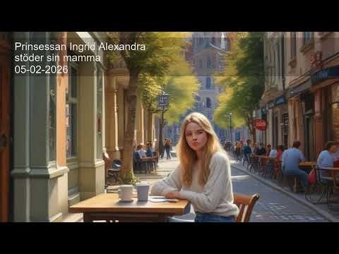 Prinsessan Ingrid Alexandra stöder sin mamma