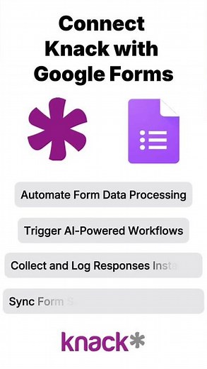 Google Forms + Knack Integration #shorts #shortsfeed