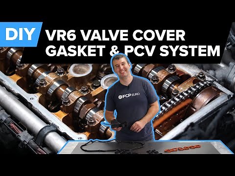 Volkswagen VR6 Engine Valve Cover Gasket & PCV System Replacement (R32, Jetta, Audi Q7, & more)