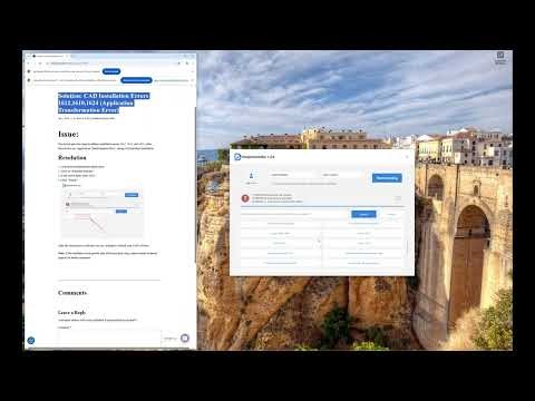 Fix CAD Installation Errors 1612 1610 1624