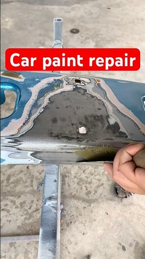 Car paint repair ซ่อมสีรถด้วยสีโป๊วไฟเบอร์ #ช่างก๊อตเคาะพ่นสี #ซ่อมสีรถยนต์
