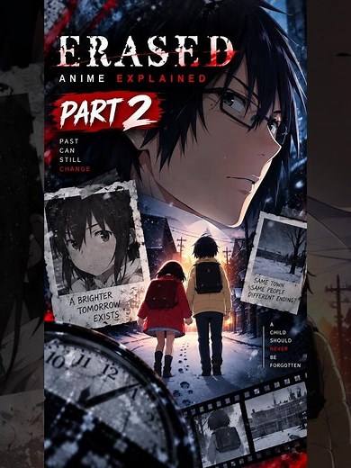 ERASED Anime Explained Part 2 | The Truth Behind Everything 😱❄️ #anime #shorts