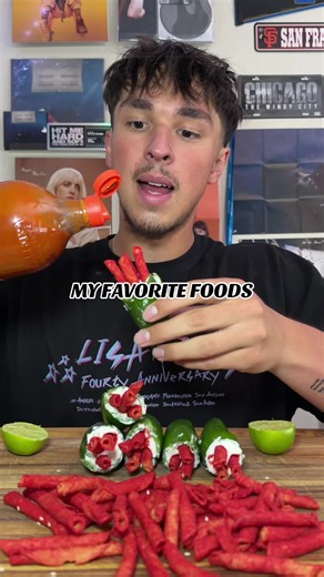 my favorite foods as a mukbanger! what’re your guy’s favorite foods? let me know! #takis #mukbang #foodvideo #chattymukbang #fyp