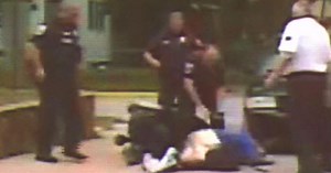 Indiana cop shoves man in wheelchair to the ground