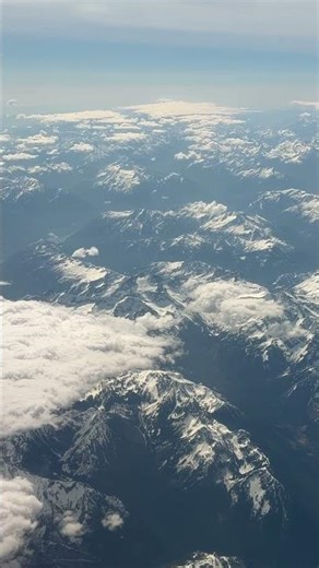 Stunning Rocky Mountain View on Westjet Flight