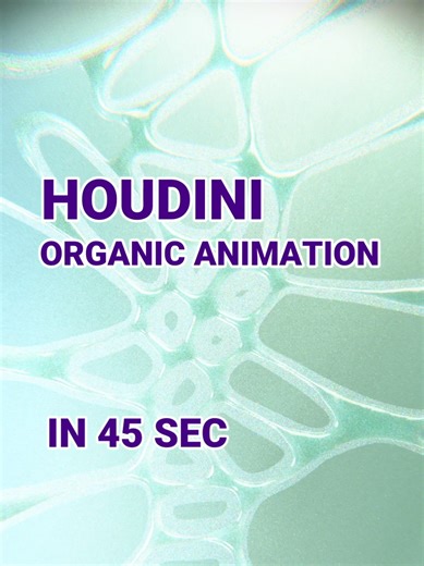 Cellular Compression Effect in Houdini ✨ Here is how I created this proximity-driven expansion: · Start with a random 2D circle arrangement. · Use a Solver SOP Point VOP to calculate distances to neighbors. · Iteratively limit growth as circles get closer to each other. · Stop expansion upon contact to form these organic