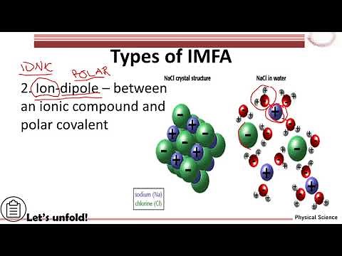 Intermolecular Forces of Attraction (IMFA) Part 1