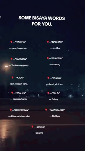 Learn Bisaya Words | Vocabulary and Translations