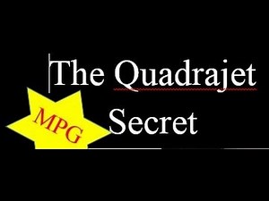 #1 Quadrajet--$10 Max MPG carb