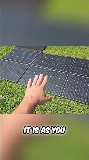 Unfolding this HUGE 600W Portable Solar Panel!