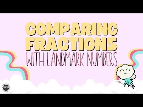 Comparing and Ordering Fractions with Landmark Numbers Video