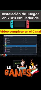 Cómo instalar juegos en el emulador Yuzu