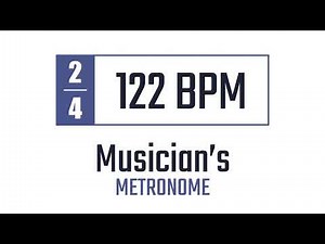 122 BPM - 2/4 - Metronome