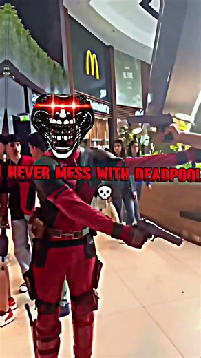 Bro wanted to prank deadpool...💀